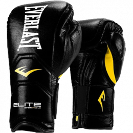 Перчатки боксерские Everlast Elite PRO - Black