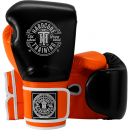 Перчатки боксерские Hardcore Training HardLea - Black/Orange