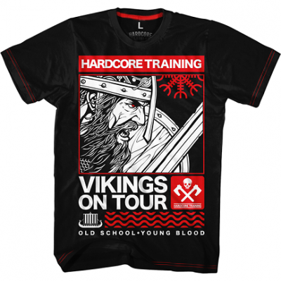Футболка Hardcore Training Vikings On Tour - Black