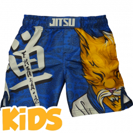 Детские шорты Jitsu Zen-Cat - Blue