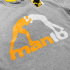 Футболка Manto Logo Melange - Grey