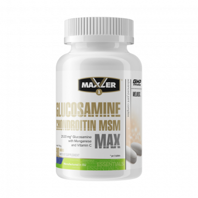 Для суставов и связок Maxler Glucosamine Chondroitin MSM MAX 90 таб.