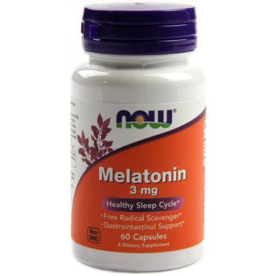 Мелатонин Now Foods Melatonin 3 мг. 60 капс.