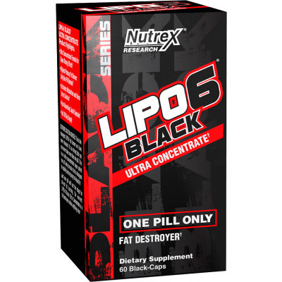 Жиросжигатель Nutrex Lipo 6 Black Ultra Concentrate 60 капс.