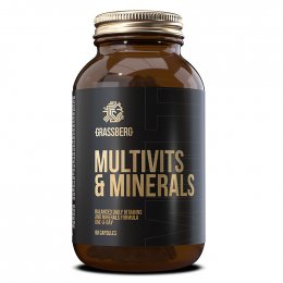 Витаминно-минеральный комплекс Grassberg Multivits & Minerals 90 капс.