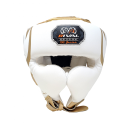 Боксерский шлем Rival RHG100 White/Gold Боксерский шлем Rival RHG100 White/Gold