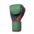 Перчатки боксерские Leaders Long Velcro - Green/Purple