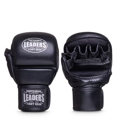Перчатки MMA Leaders Hybrid BK