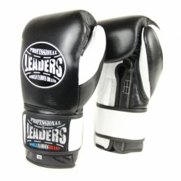 Перчатки боксерские LEADERS LeadSeries - Black/White