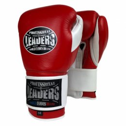 Перчатки боксерские LEADERS LeadSeries Red/White