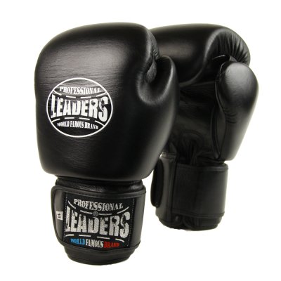 Перчатки боксерские LEADERS THAI SERIES - Black