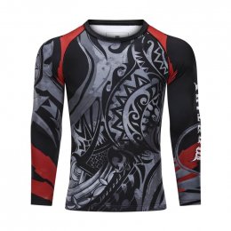 Рашгард Martial Hell Skin - Black/Red