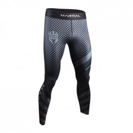 Штаны компрессионные Martial Black Raw