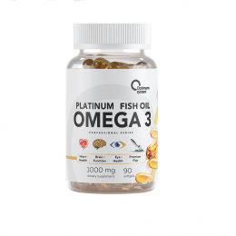 Омега 3 optimum System Omega-3 Platinum Fish Oil 90 капс.