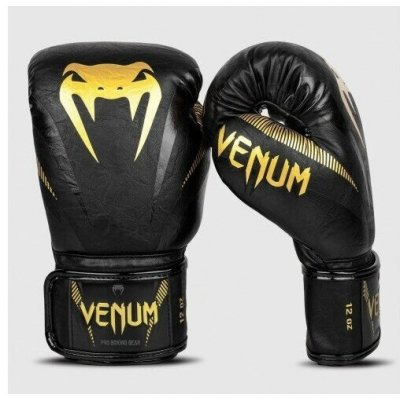 Перчатки боксерские Venum Impact - Black/Gold