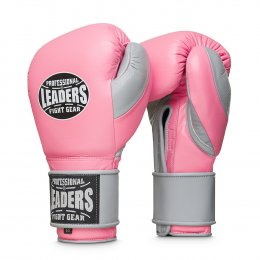 Перчатки боксерские LEADERS LS FANCY SOFT PNK/GR