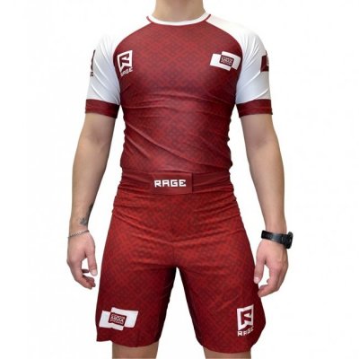 Рашгард Rage MMA Union красный